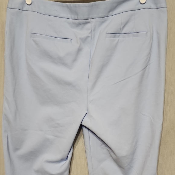 Talbots Blue Cropped Pants with Tailored Fit - Picture 6 of 8